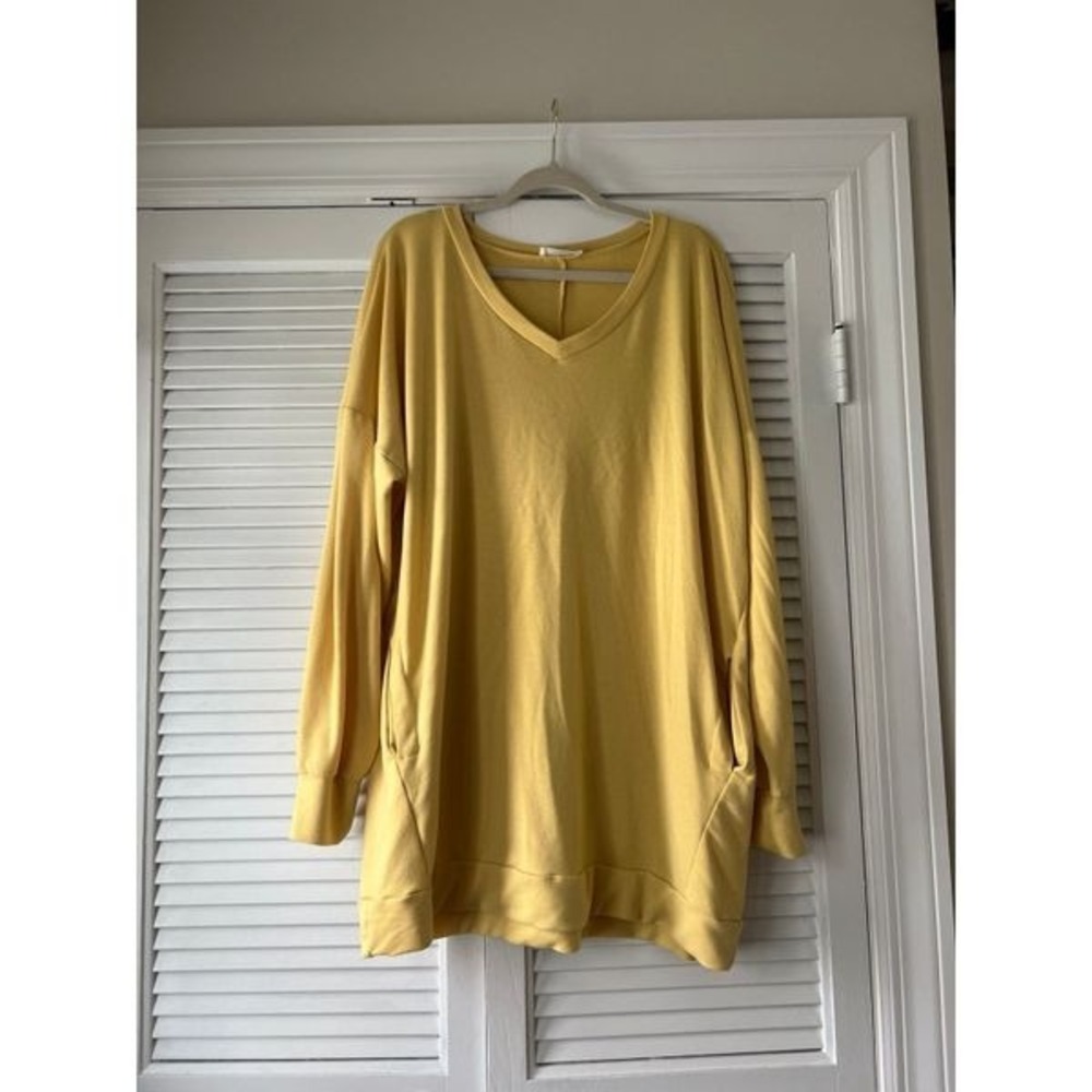 Zenana yellow 1XL tunic shirt